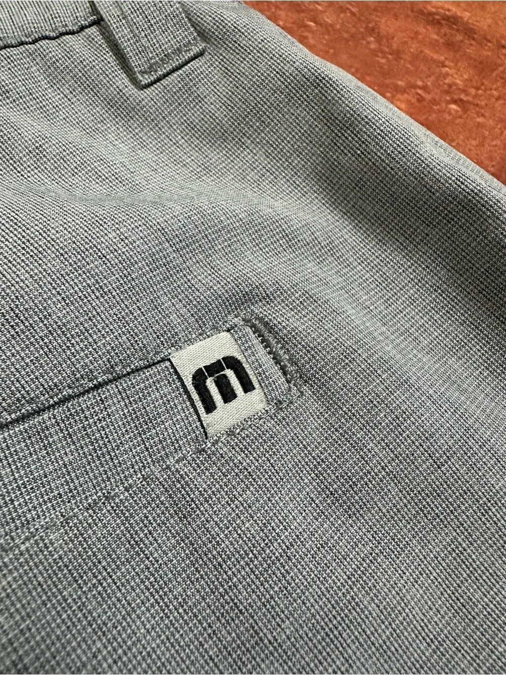 Travis Mathew Gray Flat-Front Performance Shorts - Picture 5 of 6